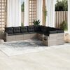 vidaXL Garden Sofa Set Light Grey