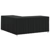 vidaXL Sofa Cover Black 420D Oxford fabric with PU coating L-shape large