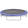 vidaXL Trampoline Black and blue Steel frame, PP mat, PE net