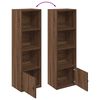 vidaXL Bookcase Brown oak Engineered wood Compact Bookcase Rectangular
