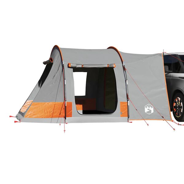 vidaXL Car Tent 2-Person Grey and Orange Waterproof