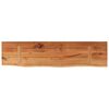 vidaXL Wall Shelf Natural wood color Solid acacia wood
