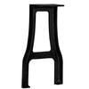vidaXL Bench Leg Set of 2 Black Cast iron Medium Durable Bench Legs