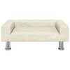 vidaXL Kids Sofa Cream Velvet, Foam, Solid Pine Wood Mini Kids Sofa