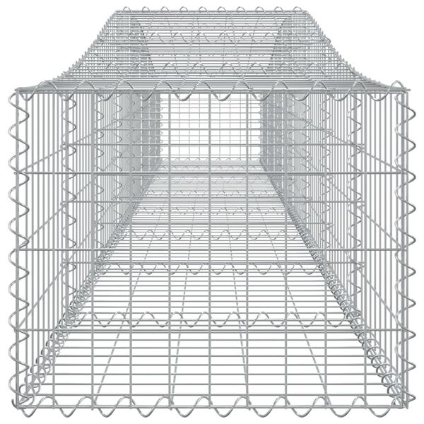 vidaXL Gabion Basket Silver Galvanized Iron Extra Large Durable