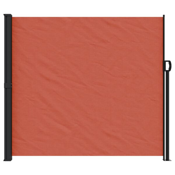 vidaXL Retractable Side Awning Terracotta