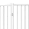 vidaXL Dog Gate Set of 3 White Solid fir wood Foldable Dog Gate
