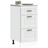 vidaXL Kitchen Base Cabinet White Engineered wood Medium