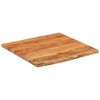 vidaXL Desk Top 31.5"x31.5"x1.5" Square Solid Wood Acacia Live Edge