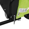vidaXL Bike Trailer Green Oxford Fabric and Iron