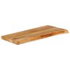 vidaXL Table Top Natural wood Solid mango wood 27.6 x 15.7 x 1.0 in