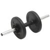 vidaXL Barbell and Dumbbell Set 66.1 lb