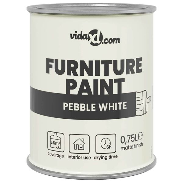 vidaXL Furniture Paint White 10 x 10 x 12 cm Wall Print