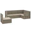 vidaXL Patio Lounge Set Gray