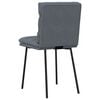 vidaXL Dining Chair Set of 2 Dark Gray