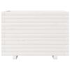vidaXL Garden Planter White Solid Pine Wood Medium Garden Planter