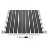 vidaXL Fence Panel Set WPC 683.9"x73.2" Black