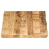 vidaXL Table Top Natural Solid mango wood 47.2 x 23.6 in Durable