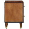 vidaXL Bedside Cabinet 2 pcs Honey Brown 15.75 x 12.99 x 18.11 in