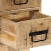 vidaXL Bedside Cabinet Natural mango wood color