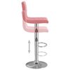 vidaXL Bar Stool Set of 2 Pink
