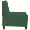 vidaXL Modular Sofa Unit Armless Jungle Green 21.65 x 29.13 x 32.28 in