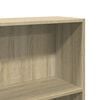 vidaXL Bookcase Sonoma Oak Engineered Wood Tall Bookcase Rectangular