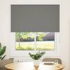 vidaXL Roller Blind Grey Polyester 55.1 x 59.1 in Adjustable Armrests