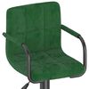 vidaXL Bar Stool Set of 2 Dark Green