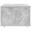 vidaXL Drawer Cabinet Gray 55 x 45 x 33.5 cm Engineered wood