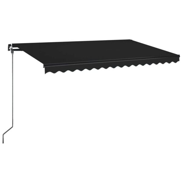 vidaXL Retractable Awning Anthracite