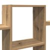 vidaXL Wall Shelf Artisian Oak 62.6x7.1x26.0" Engineered Wood