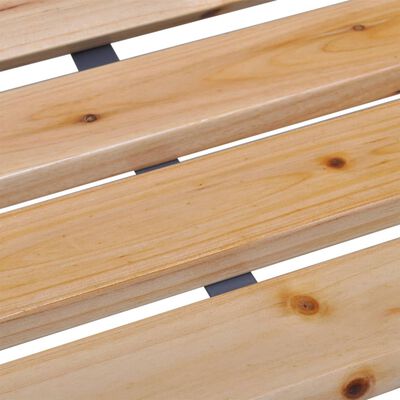 vidaXL Patio Bench 44.1" Solid Wood Fir