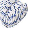 vidaXL Boat Rope White 0.20 " 82.0 ' Polypropylene