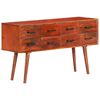 vidaXL Sideboard Brown Solid Mango Wood, Iron Medium Sideboard
