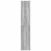 vidaXL Bookcase Set of 2 Gray sonoma Engineered wood Medium Stackable