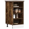 vidaXL Bottom Cabinet Smoked oak Engineered wood Medium Adjustable Feet