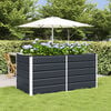 vidaXL Planter Anthracite 62.99 x 31.50 x 29.53 in Steel