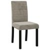 vidaXL Dining Chairs 2 pcs Light Gray Velvet
