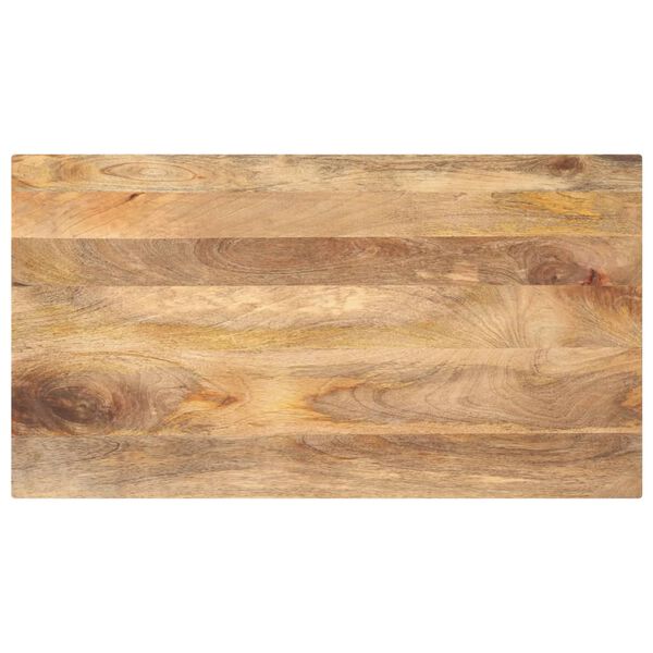 vidaXL Table Top 39.4"x19.7"x1" Rectangular Solid Wood Mango