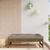 vidaXL Garden Footstool Honey brown Solid pine wood