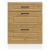 vidaXL Kitchen Base Cabinet Artisan oak Engineered wood Standard