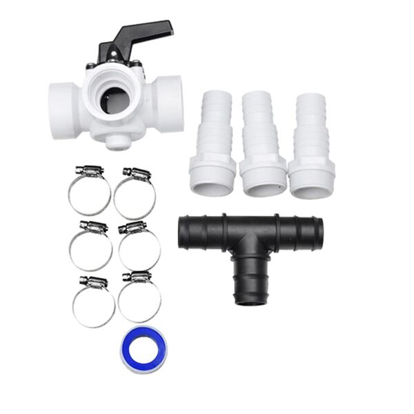 vidaXL Solar Pool Heater Black Plastic Medium Solar Pool Heater Square