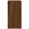 vidaXL Wall Cube Shelves 4 pcs Brown Oak 11.8x5.9x11.8"