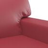 vidaXL 2-seater Sofa Wine Red