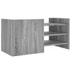 vidaXL TV Cabinet Grey Sonoma Engineered Wood Medium TV Cabinet