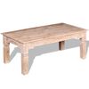 vidaXL Coffee Table Brown Solid acacia wood Large Coffee Table