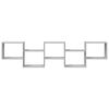 vidaXL Wall Cube Shelf Grey Sonoma Engineered wood Large Wall Cube Shelf