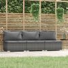 vidaXL 3-seater Sofa Gray