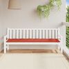 vidaXL Garden Bench Cushion Melange Red 100% Polyester